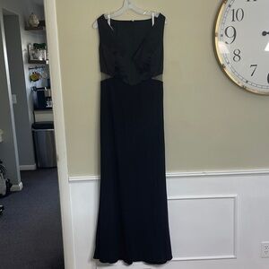 David’s Bridal Elegant Black Evening Gown